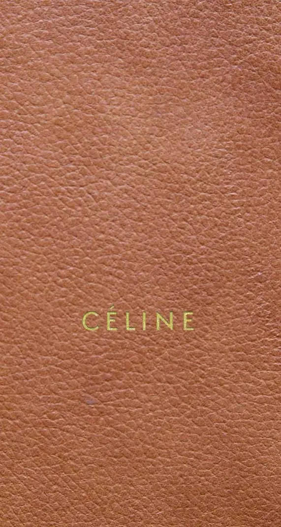 Celine Trapeze Real Leather Bag Grey/Black/Orange suede for sale  